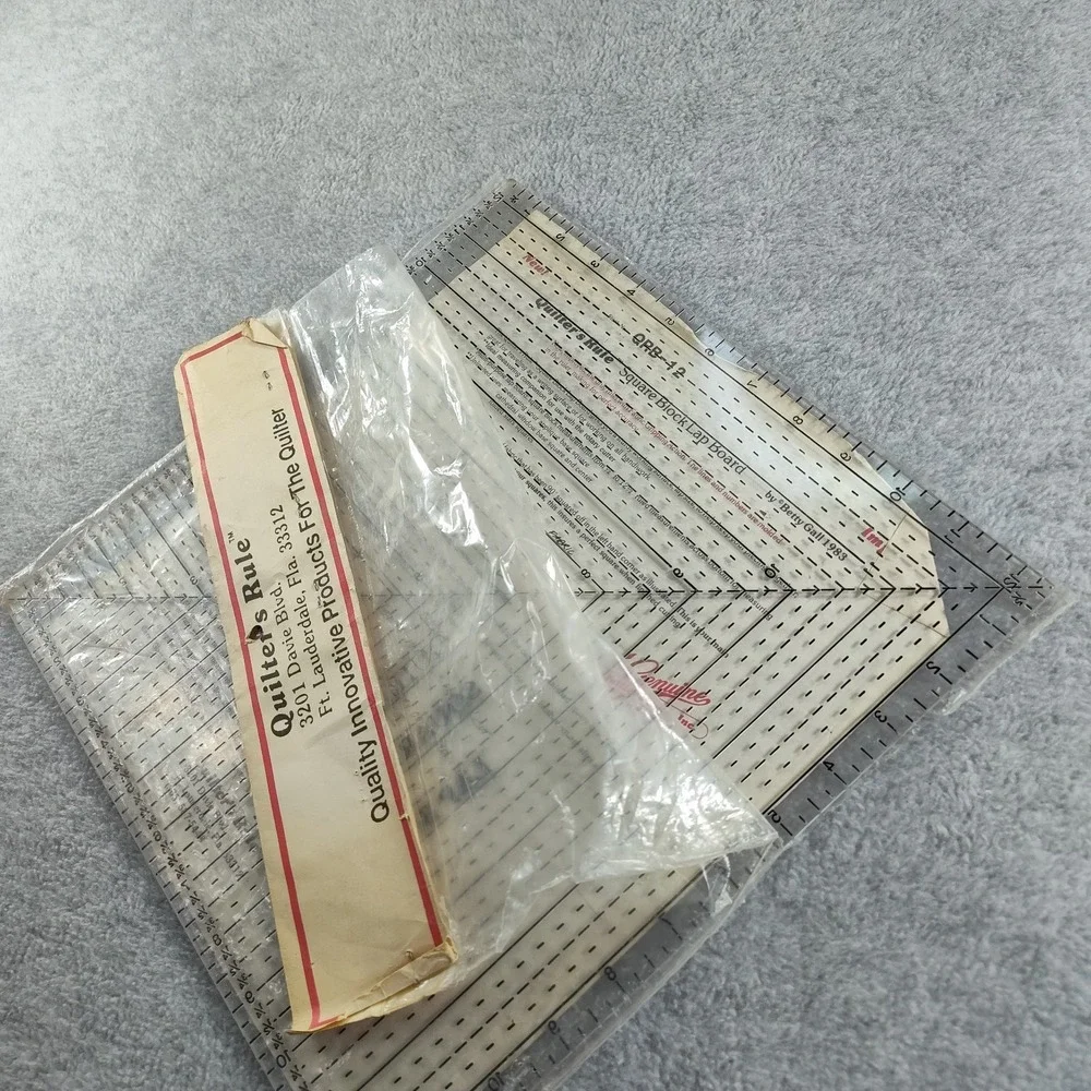 1980 Betty Gall Quilters Rule QRB12 Squar Block Lap Board 16.5X16.5 B23.3GA-3580